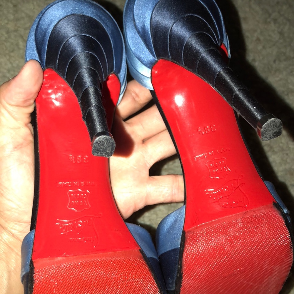 Blue Christian Louboutin’s